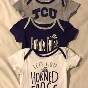 NWT TCU 3 piece onesies 18 mo